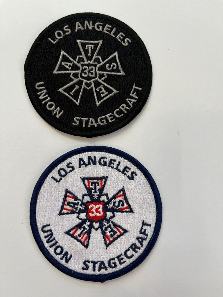 IATSE LOCAL 33 PATCHES I.A.T.S.E. 33 Official Gear