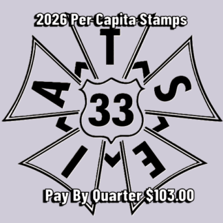 2026 Per Capita Stamp **Pay by Quarter**